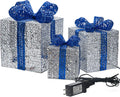 sunnyglade 3 packs christmas lighted gift boxes xmax, main product view