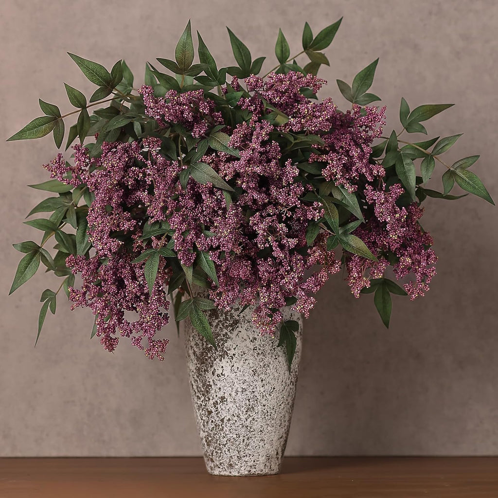 36" artificial nandina berry stem, fake branches for, main product view