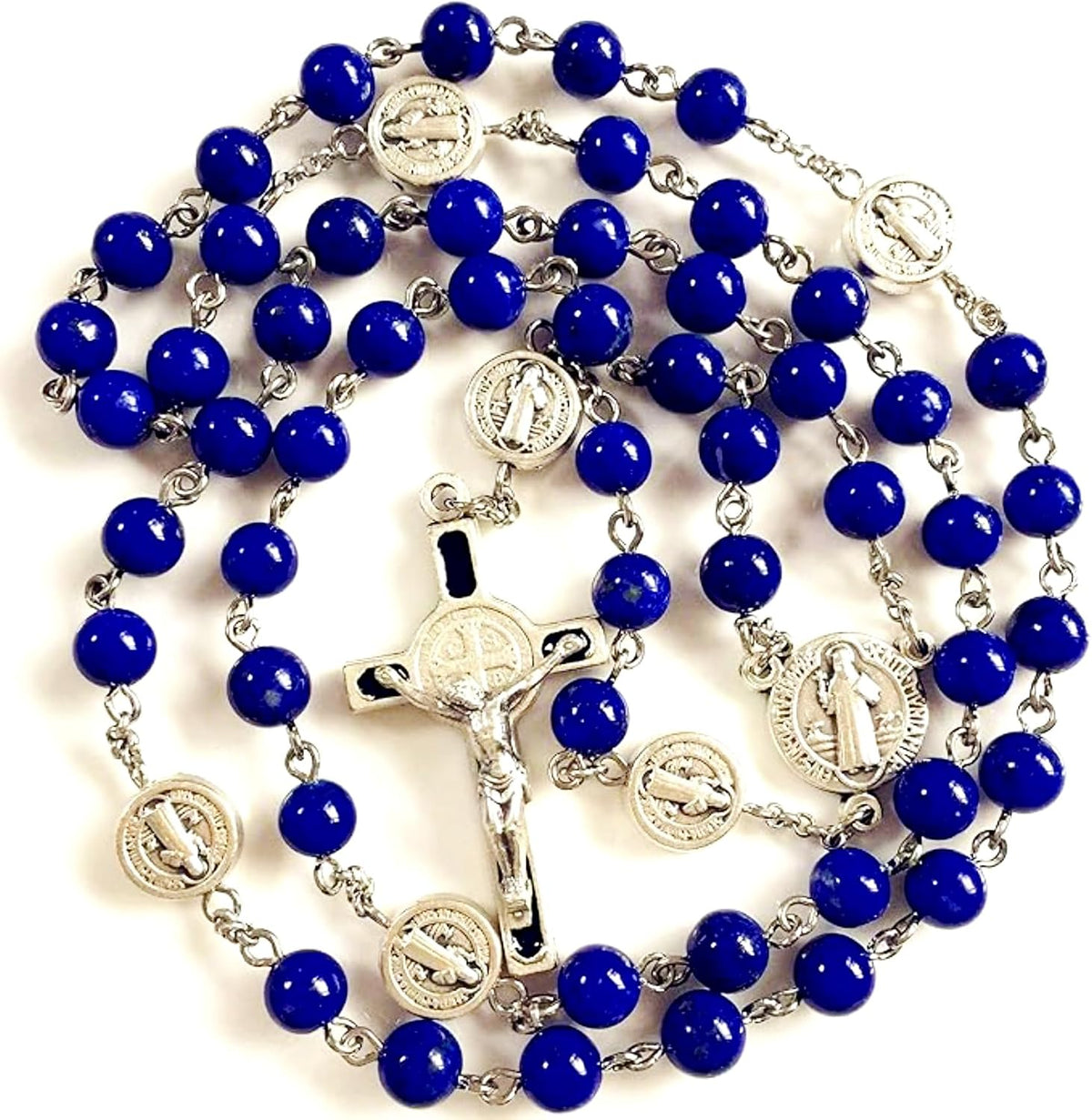 elegantmedical handmade undoubted lapis lazuli beads rosary &, main product view