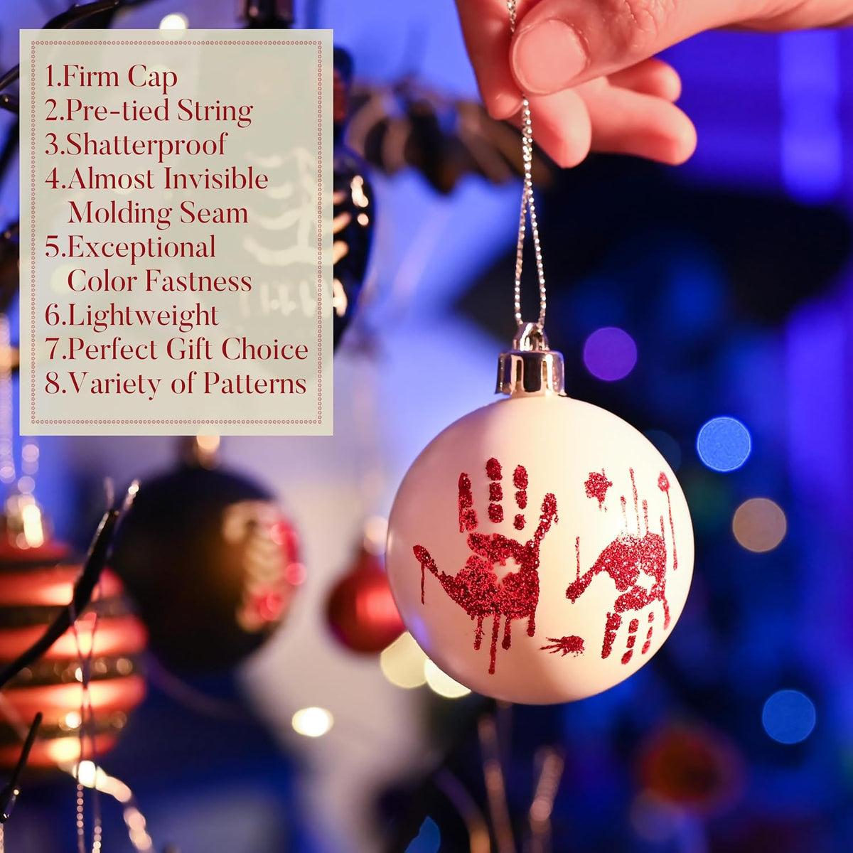 Valery Madelyn 40ct Halloween Ornaments Shatterproof Tree Decoration Indoor