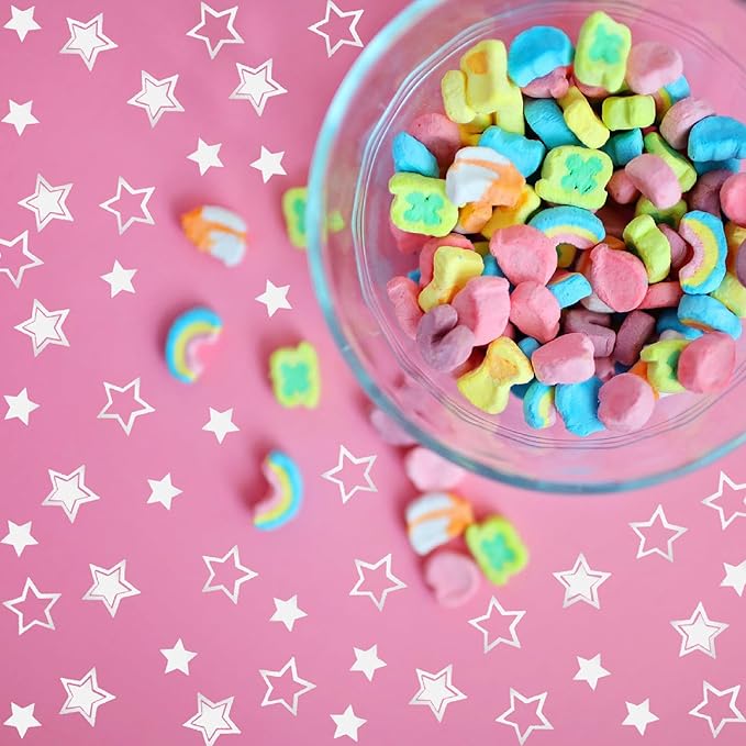 Confetti Star Sequins Table Confetti Metallic Foil Sprinkles or DIY Birthday Wedding Engagemetn Christamas New Year Theme Party Celebrations Favor Party Supplies(Silver,2 SIZE)