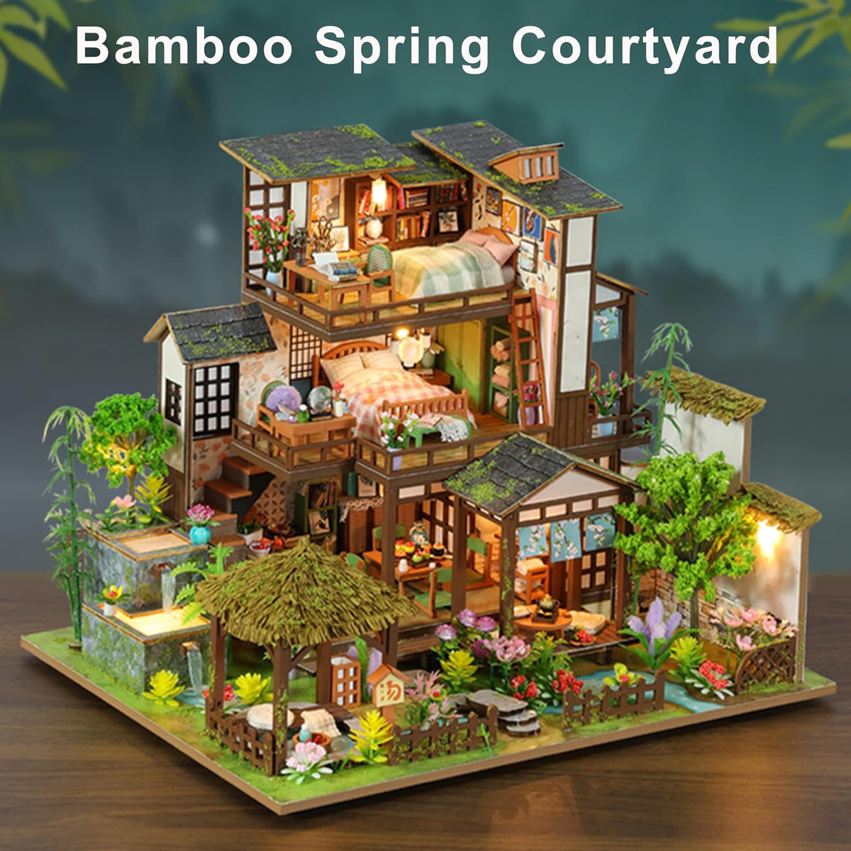 isseve miniature house kit, tiny house building kit, package contents