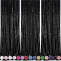 Black Backdrop for Graduation Decorations: 2ftx8ft Black Sequin Halloween Backdrop Curtains Panels Wedding Ceremony Party Home Decorations 3 Packs