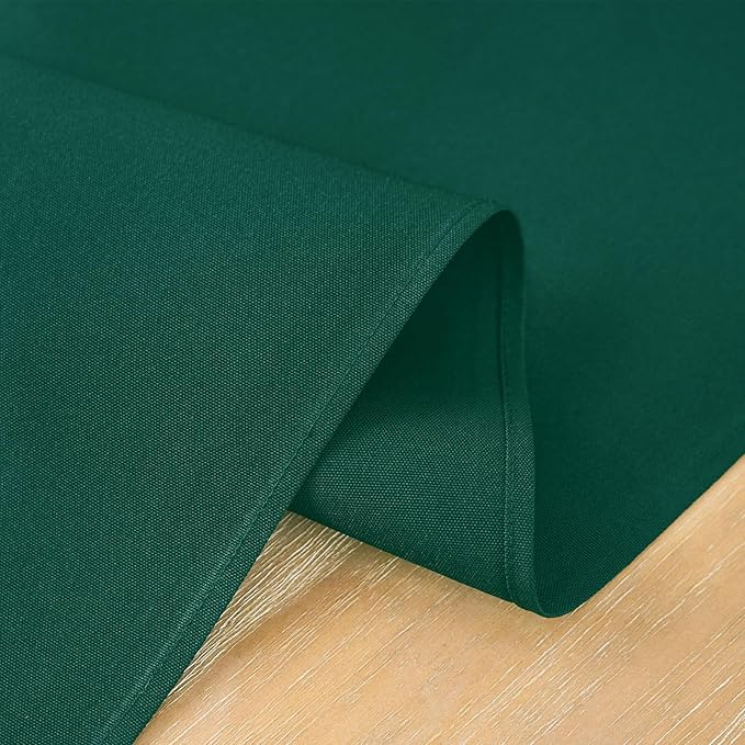 2 Pack Green Table Runner 12 x 90 Inch Solid Color Farmhouse Runners Coffee Table Dresser for Daily Party Home Decoration