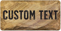 Custom Sign, Custom Street Sign, 11 Font Colors, 13 Font Styles, 4 Hole Options, 22 Sizes, 6x12 Inches, Rust Free DiBound, Fade Resistant, Made in USA by My Sign Center (Stone)