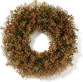 20 inch fall wreath for front door, artificial, main product view