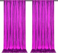 Back Drop Curtains for Parties 9.6x8FT Purple Background Drapes Shimmer Photo Photography for Hallween Ceremony Home Decorations(2 Panels 4.8x8FT)
