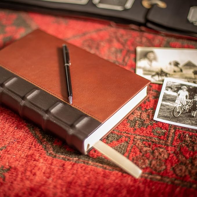 Luxury Leather Journal - Elegant Gift for Men & Women | Full-Grain Leather Notebook with Numbered Pages & Table of Contents | Perfect for Birthdays, Anniversaries, & Special Occasions