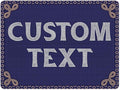 Custom Sign, Custom Street Sign, 11 Font Colors, 13 Font Styles, 4 Hole Options, 22 Sizes, 36x48 Inches, Rust Free DiBound, Fade Resistant, Made in USA by My Sign Center (Fauxsaic 1)