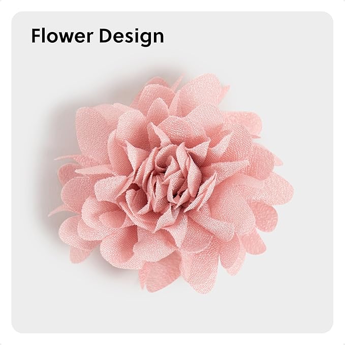 U Brands Mini Flower Fashion Small Magnet Set, Pink and Cream, 12 Count, Office Supplies for Classroom or Office Decor, Cute Magnets for Whiteboard