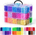 umikk 10000pcs pony beads, 30 colors plastic kandi, main product view