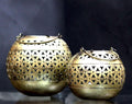 Decorative Brass Bowls with Floral Design Decorative Showpiece T-Light Candle Holder
