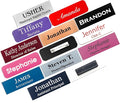 Custom Engraved Name Badges with Pin or Magnet Backing, 1" x 3" - Personalized Acrylic Name Tag with 15 Font Options and 21 Color Options - 1 Tag