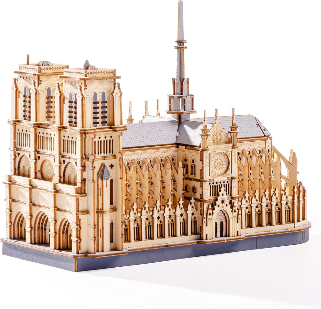 rowood 3d puzzles for adults,wooden architecture diy model, main product view