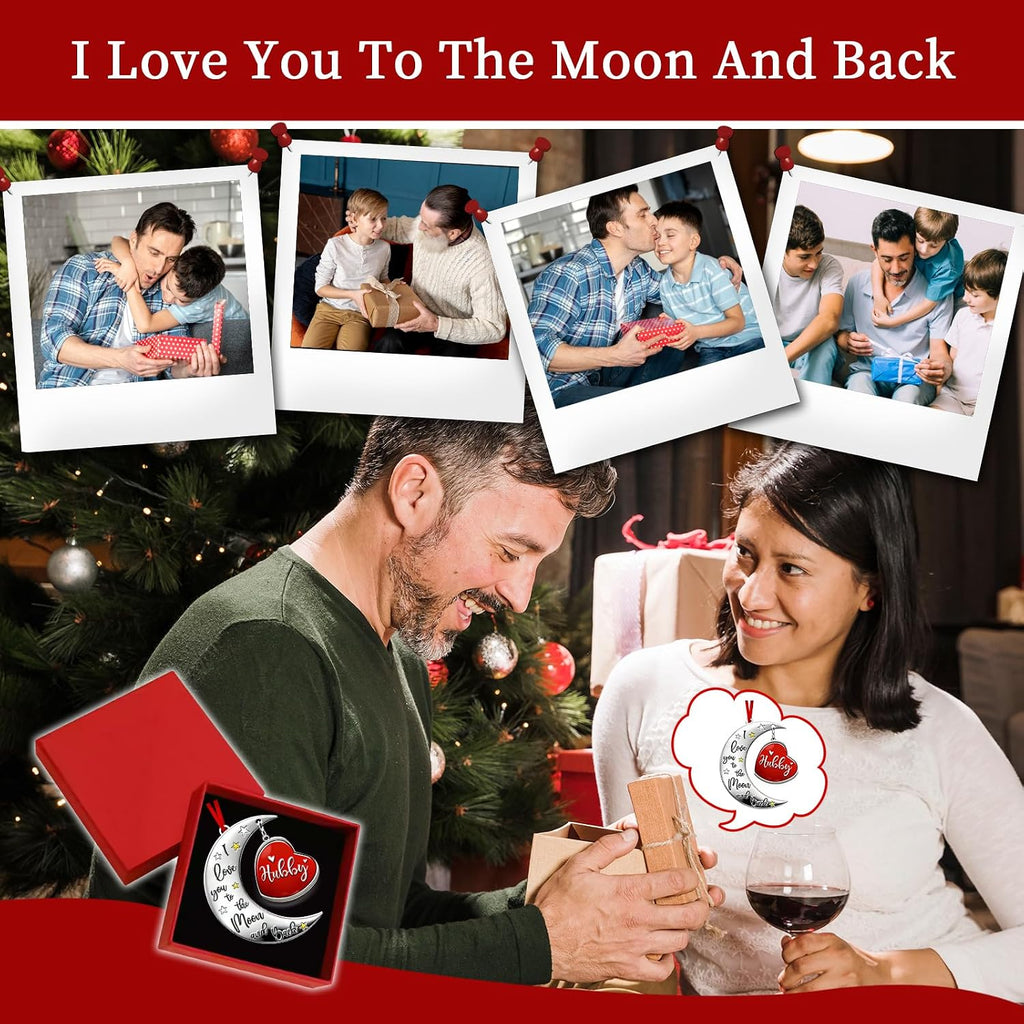 Birthday Gifts for Husband from Wife, Hubby Ornament Hubby Gifts Ideas from Wife for Valentine's Day, Father's Day, Anniversary, Thanksgiving, Christmas