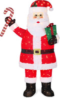 best choice products 5ft lighted pop-up santa, large, main product view