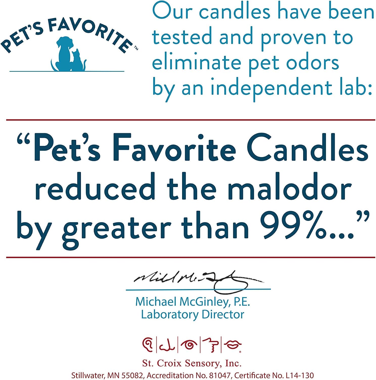 Pet's Favorite Lemon Scented Candles, Clean Burning Pet Friendly Candles with a Natural Fiber Wick and 70 Hour Burn Time, Lemon Zest Pack of 1
