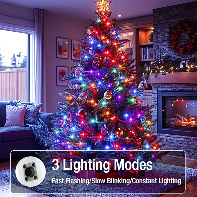 12 Pack Fairy Lights Battery Operated - 7ft 20 Led Twinkle Lights 3 Modes, Multi-Colored Bulk Mini String Lights Waterproof for Mason Jars Vases DIY Party Wedding Decoration Christmas