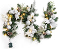 6ft lighted christmas garland, battery operated christmas garland, main product view