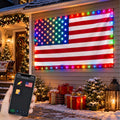 smart lighted american flag 3x5 ft, app control, main product view