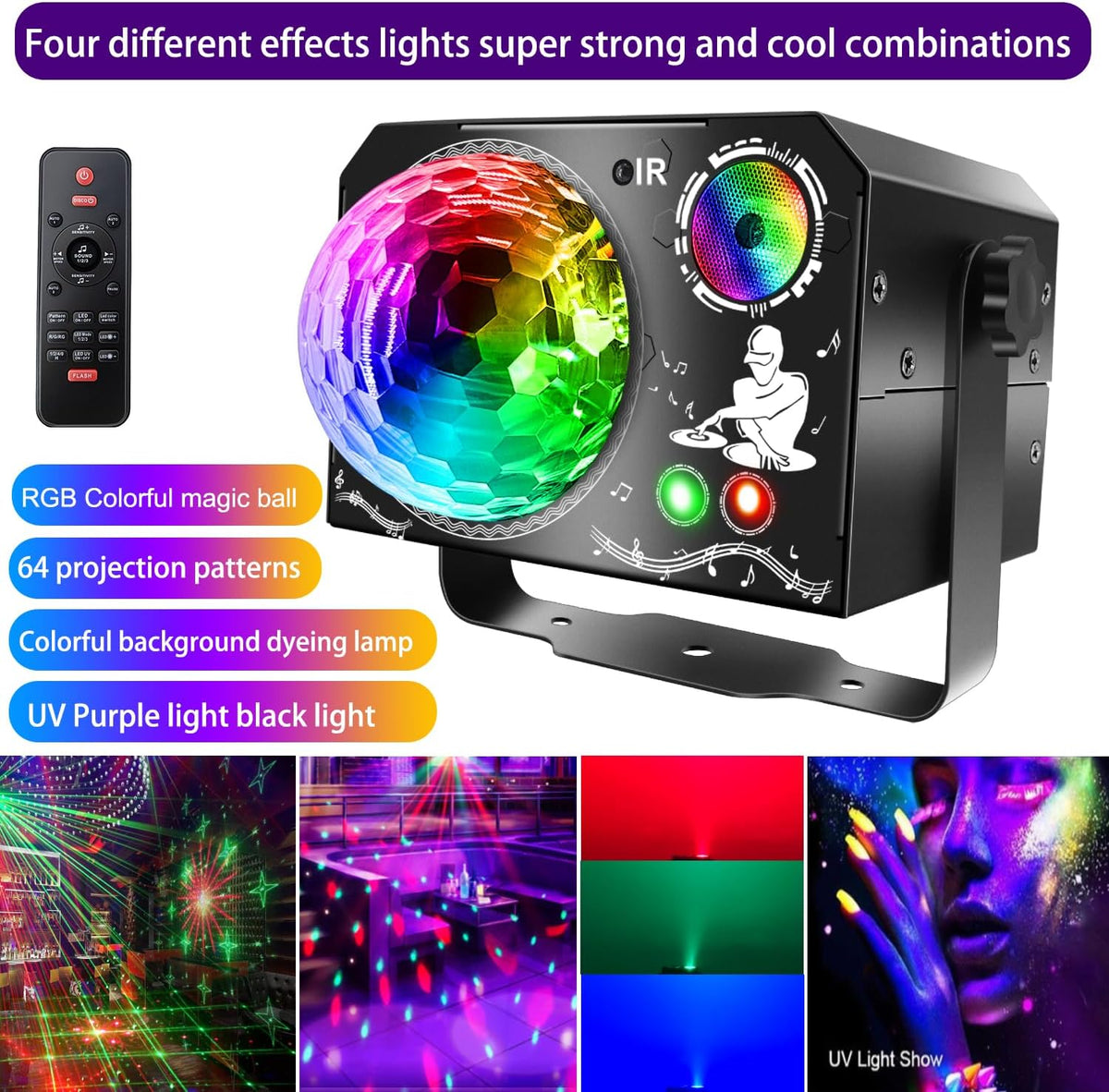 Disco Ball Party Lights Indoor, Dj Lights Disco Ball