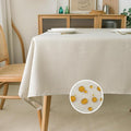 NLMUVW Square Linen Tablecloth 54 Inch Linen Textured Table Cloth Water Resistant Farmhouse Decorative Table Cover for Dining Kitchen Card Cafe, 54 x 54 Inch