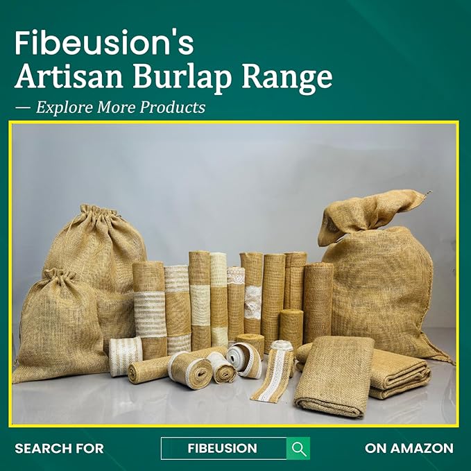 Burlap Table Runners (Pack of 3) – 14”x 108” - No-Fray Finished Edge Premium Quality Natural Table Runner – No Odor, Eco-Friendly Burlap Runner, Perfect for Rustic Table Decor and Other DIY Crafts