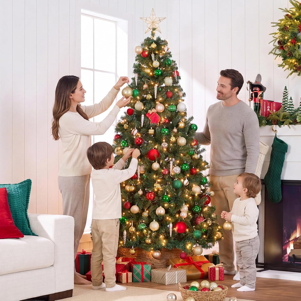 best choice products 9ft artificial christmas tree with, package contents