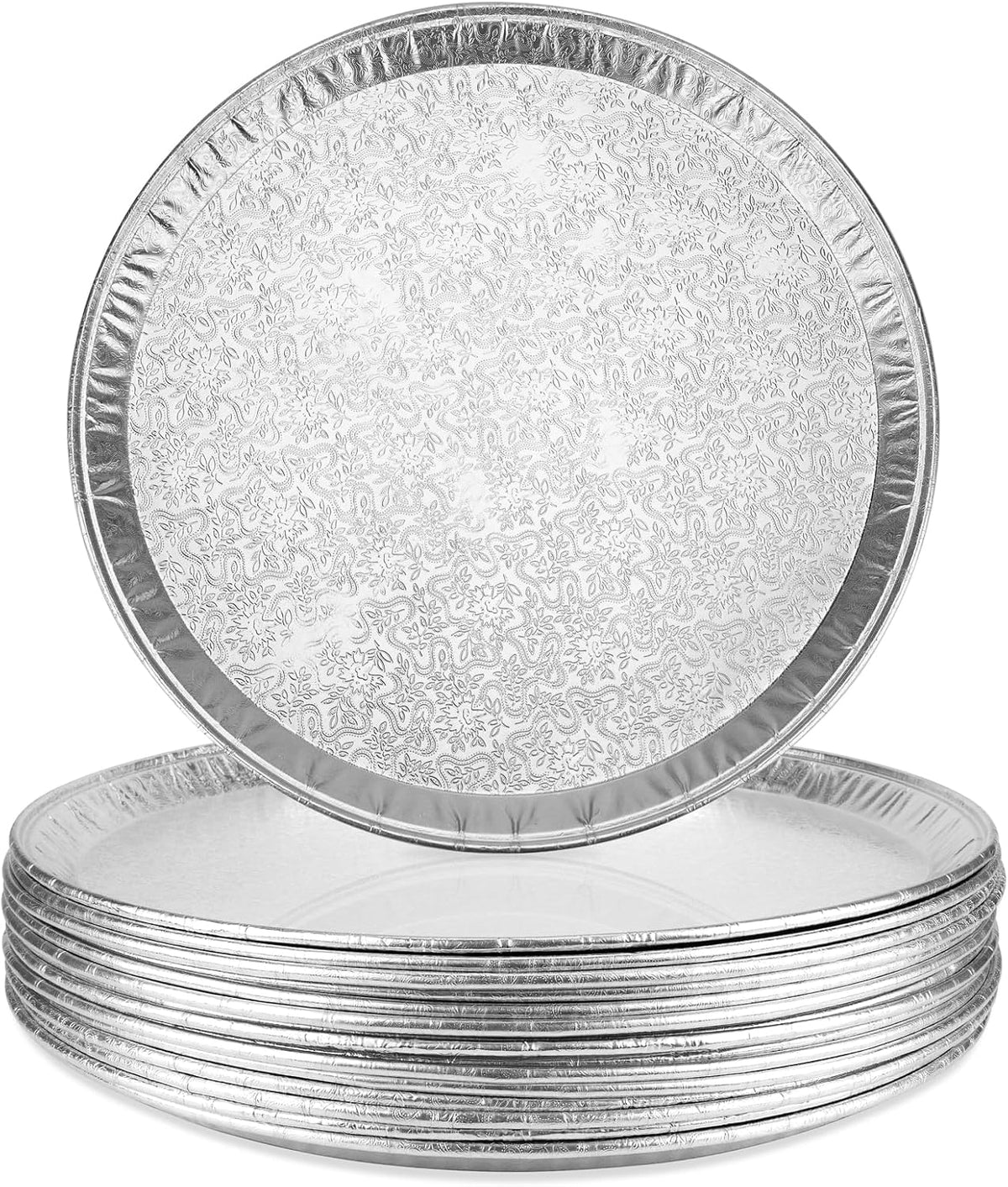 disposable pizza pans 14in, large aluminium foil serving, main product view
