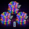 solar rope lights,98ft multicolor led outdoor lights with, main product view