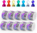 Push Pin Magnets - Tiergrade 600 Pack 7 Assorted Color Strong, Office, Use at Kitchen Home and School Classroom, for Refrigerator Dry Erase Board and Whiteboard.