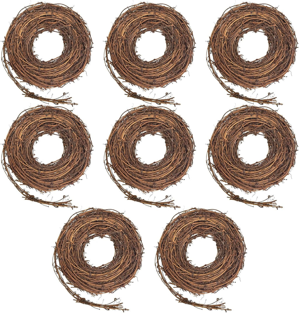 hftzz 8 pcs grapevine garland - 15 ft, main product view
