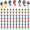 Bememo 100 Pcs Jesus Toys Original Design Mini Rubber Little Jesus Figurine to Hide and Seek Religious Party Favors Sunday School Craft Baptism Gifts for Easter Egg Stuffers(Multicolor)