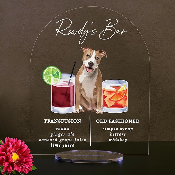 Pet Signature Drink Wedding Signs