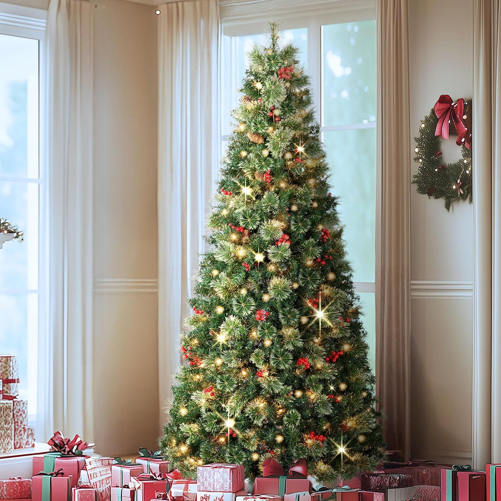 oasiscraft christmas tree, 6 ft prelit pop up, view 9
