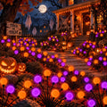 ozs 6 pack orange purple halloween decorations outdoor, main product view