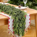9ft christmas artificial cedar garland for mantel, main product view