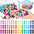 hotop 336 pcs silicone beads for keychain making, main product view