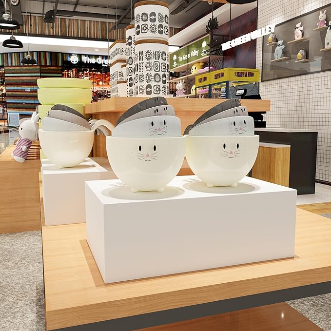 Buffet Risers, Food Risers for Buffet Table, Display Stand Shelf for Catering Dessert Collectibles Jewelry Figures Show, White Acrylic Cube Display Nesting Risers with Hollow Bottoms, Cuboid,