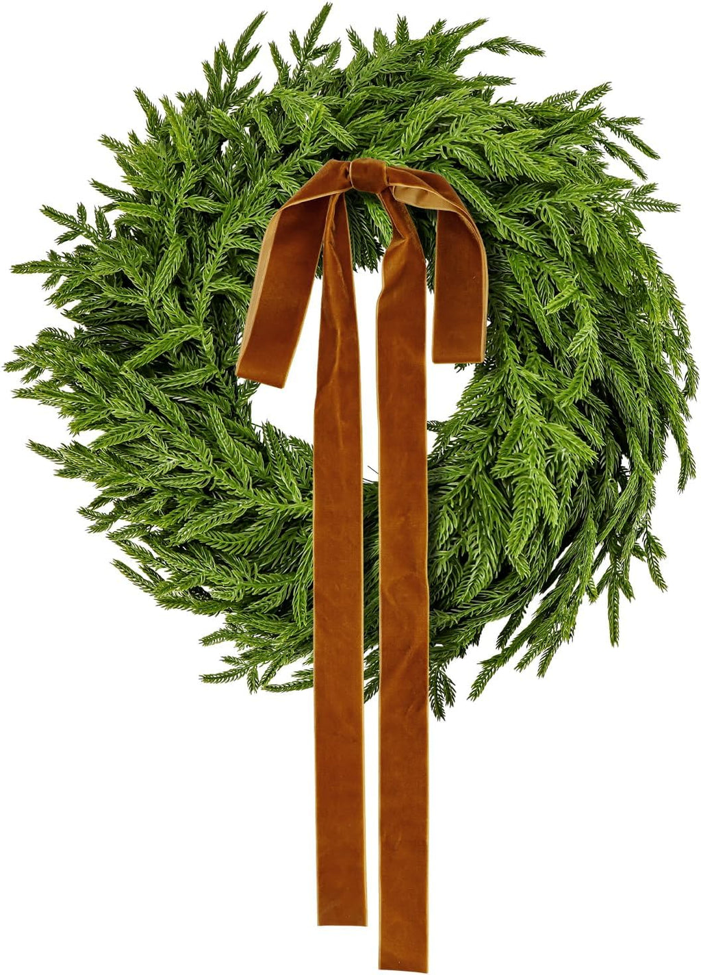 christmas wreaths for front door 22 inch realistic, main product view