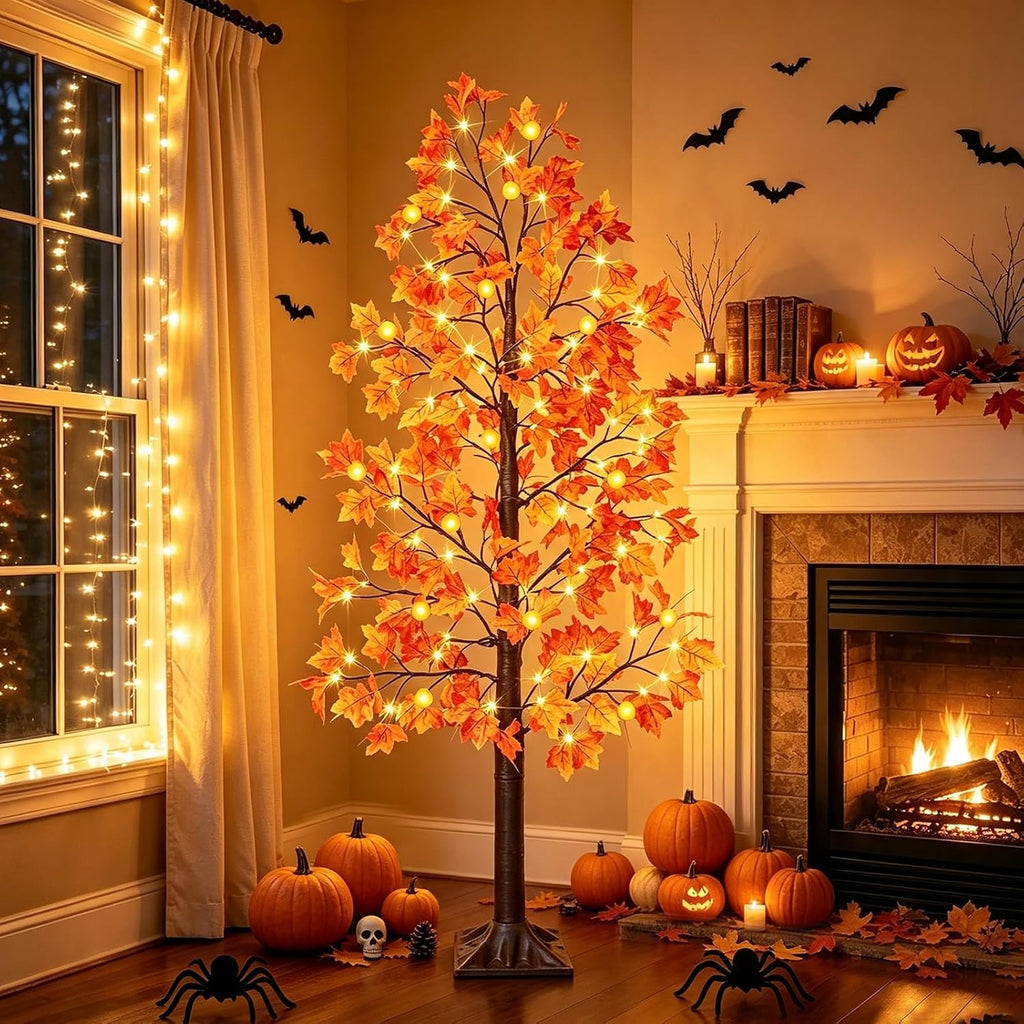 remote control&timer - 6 ft lighted prelit fall, package contents