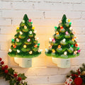 blissun christmas night light, ceramic tree decor 6, main product view