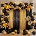 capoda 142 black and gold party decoration, 4, main product view