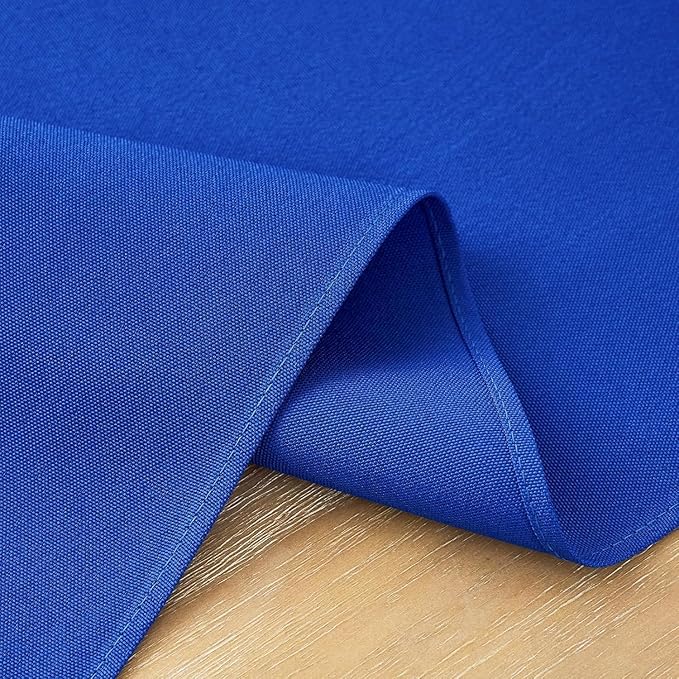 2 Pack Blue Small Short Table Runner 12 x 24 Inch Solid Color Runners Coffee Table Dresser for Daily Party Home Decoration
