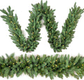 homekaren christmas garland 9 ft by 12 inch, main product view