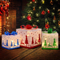 domkom set of 3 lighted gift boxes, 60, main product view