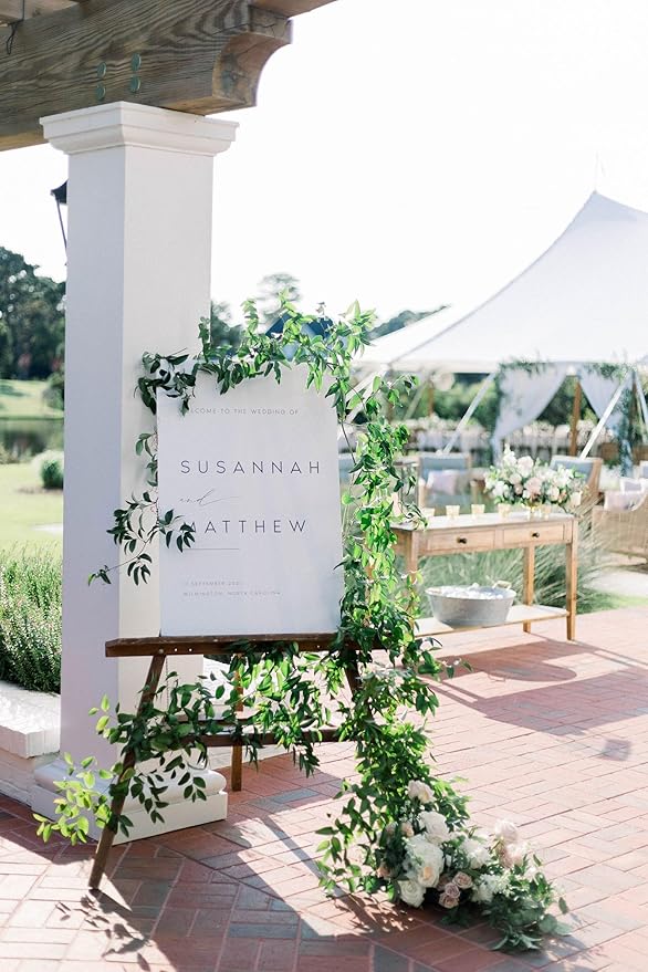 Welcome Wedding Sign Personalized, Personalized Wedding Welcome Sign Minimalist Modern