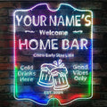 ADVPRO Personalized Your Name Home Bar RGB Dynamic Glam LED Sign - Cut-to-Edge Shape - Smart 3D Decoration - Multicolor Signage st06s64-fnd-p11-tm-c