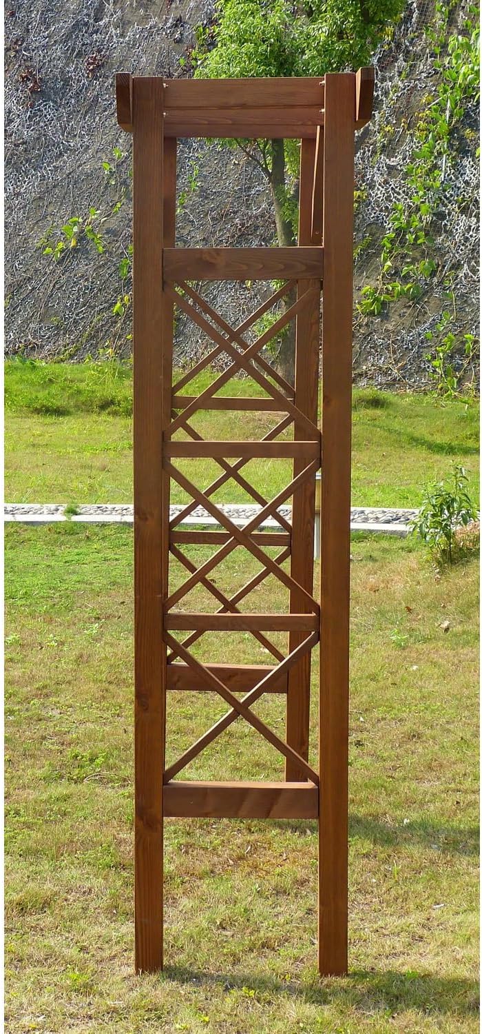 Maykoosh Asian Aesthetics Arbor, 60" W x 79.53" H, Rectangular Wood...