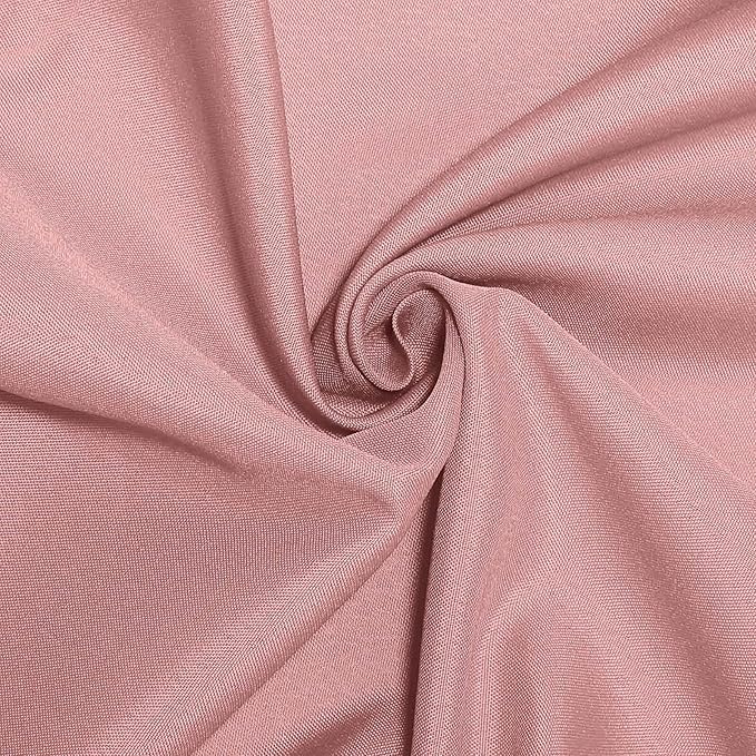 Efavormart 90" Dusty Rose Wholesale Linens Polyester Square Linen Tablecloth for Kitchen Dining Catering Wedding Birthday Party Events